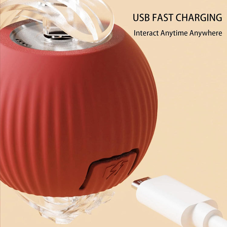 Smart Interactive Rolling Ball for Dogs & Cats